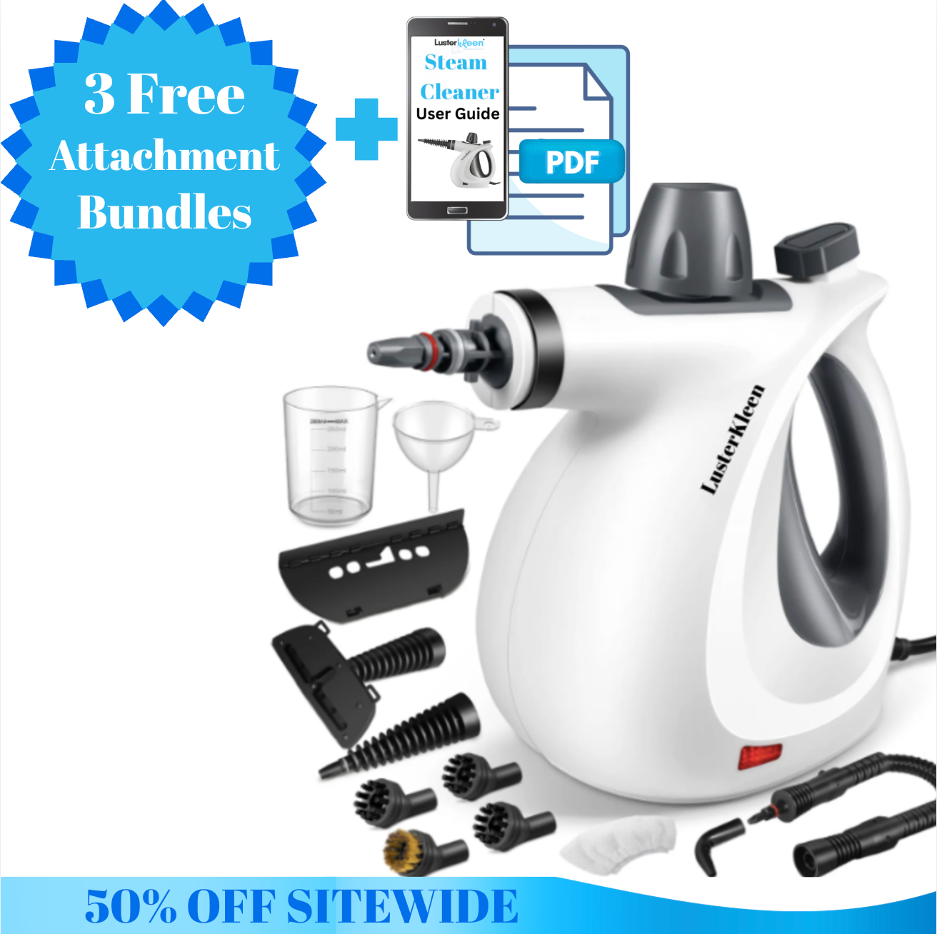 LusterKleen™ Pressurized Steamer +4 Free Gifts